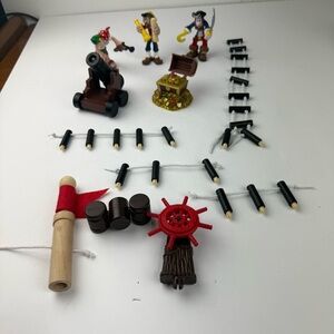 Pirate Cake Topper Decorations Kids Birthday Party Decor